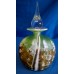 MARTIN ANDREWS ART GLASS PERFUME BOTTLE – MOSS DESIGN – FLAT OVAL 150ml 